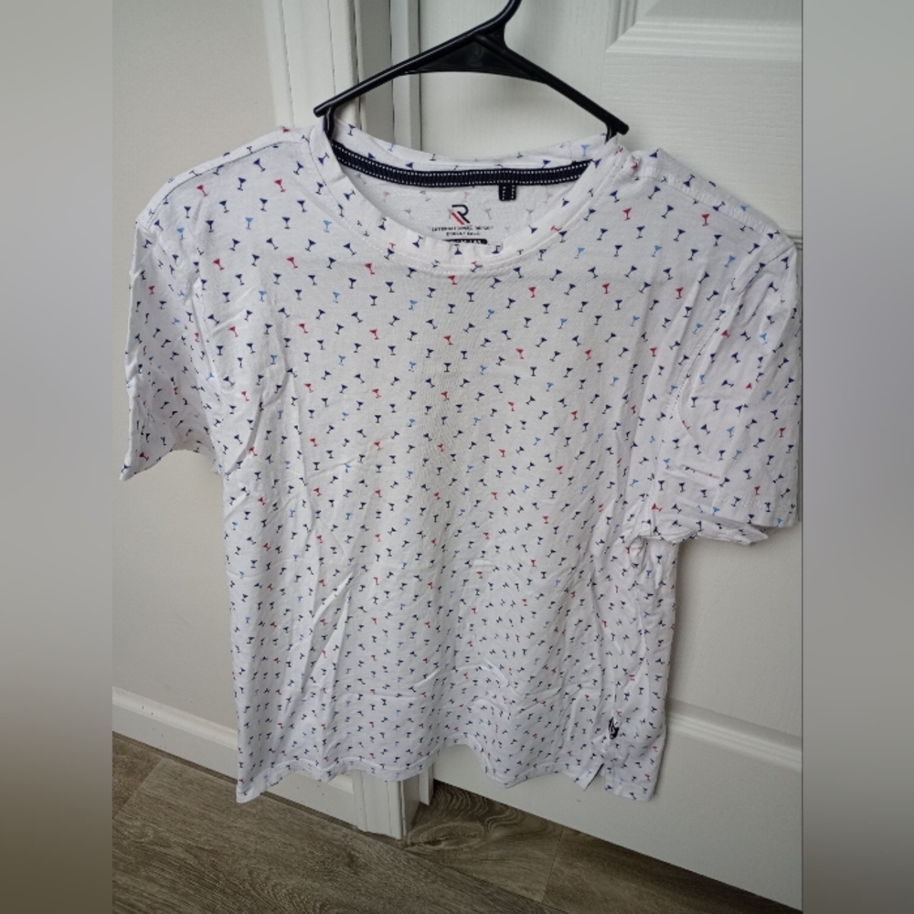 Martini Glass Print Shirt